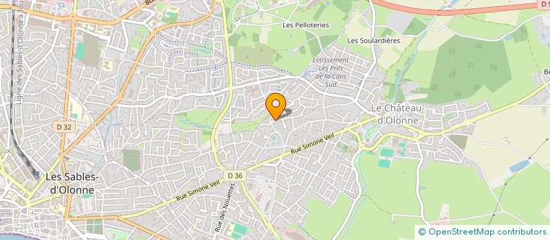 localisation de l'entreprise PHISOA IMMOBILIER à LES SABLES D'OLONNE