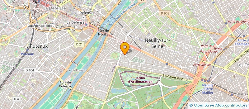 localisation de l'entreprise PHISOE à NEUILLY-SUR-SEINE