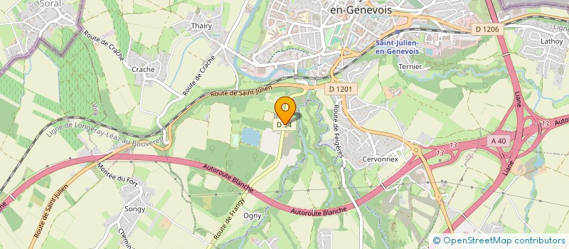 localisation de l'entreprise PHISTUDIO BYROX à SAINT-JULIEN-EN-GENEVOIS