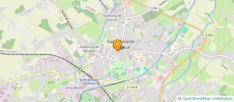 localisation de l'entreprise PHISYLANSE  SAINT-AMAND-LES-EAUX