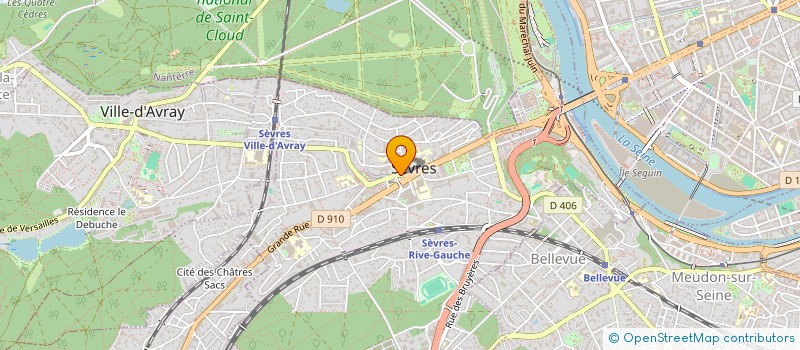 localisation de l'entreprise PHIT VIDEO à SEVRES