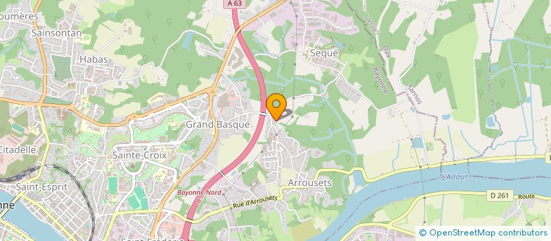 localisation de l'entreprise PHITEO à BAYONNE
