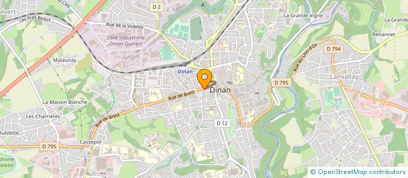 localisation de l'entreprise PHITHIEBO à DINAN