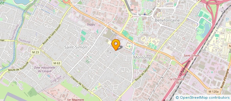 localisation de l'entreprise PHITOM à TOULOUSE