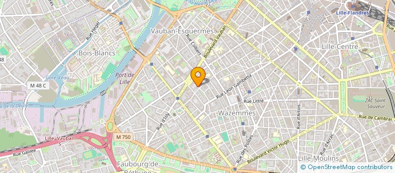 localisation de l'entreprise PHIVASHUG à LILLE