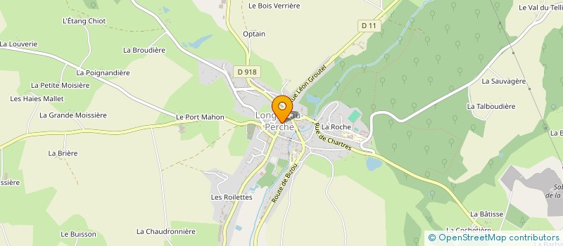 localisation de l'entreprise PHIVER à LONGNY LES VILLAGES