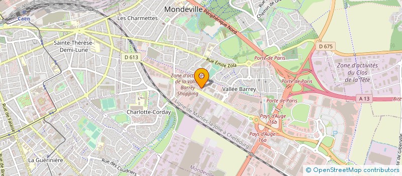 localisation de l'entreprise PHIVETOL à MONDEVILLE