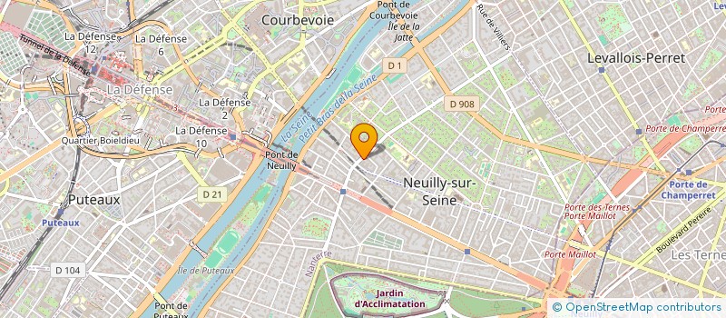 localisation de l'entreprise PHJ CONSULT  NEUILLY-SUR-SEINE
