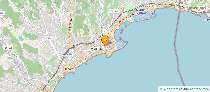 localisation de l'entreprise PHJE à MENTON