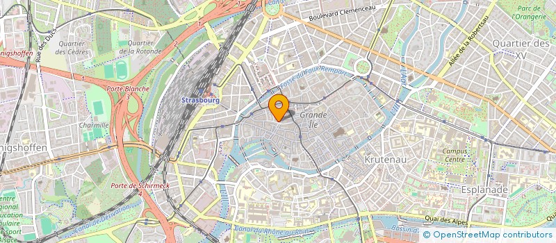 localisation de l'entreprise PHK 22 à STRASBOURG