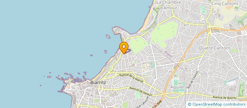 localisation de l'entreprise PHK à BIARRITZ