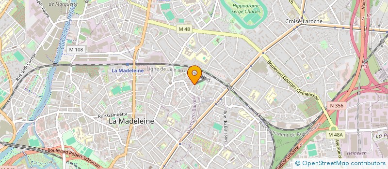 localisation de l'entreprise PHK à MARCQ-EN-BARŒUL