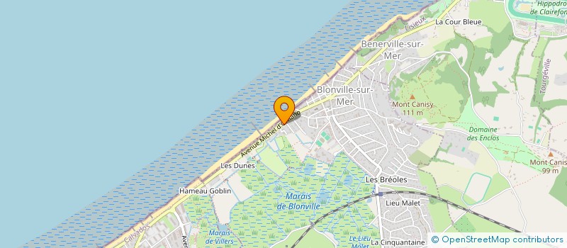 localisation de l'entreprise PHL AMENAGEMENT  BLONVILLE-SUR-MER