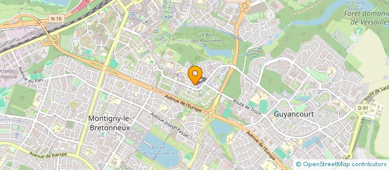 localisation de l'entreprise PHL CONSULTING  GUYANCOURT