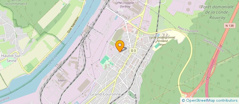 localisation de l'entreprise PHL DECORATION à GRAND-COURONNE