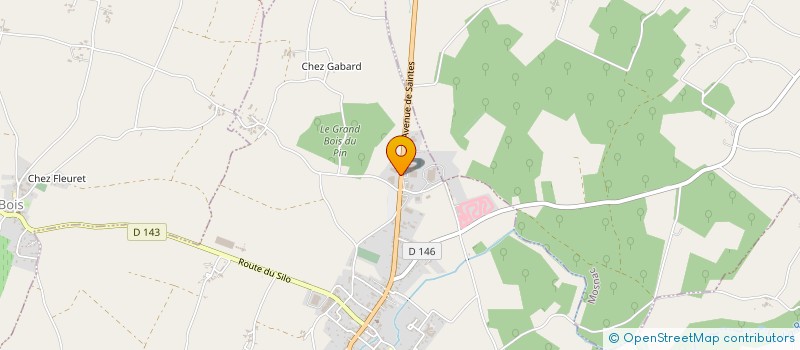 localisation de l'entreprise PHL EURL à SAINT-GENIS-DE-SAINTONGE