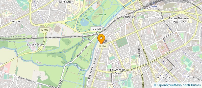 localisation de l'entreprise PHL IMMOBILIER à CAEN