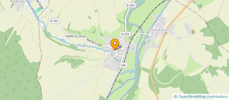 localisation de l'entreprise PHL MENUISERIES à BILLY-SUR-OISY
