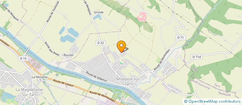 localisation de l'entreprise PHLAMADA  MIREPOIX-SUR-TARN