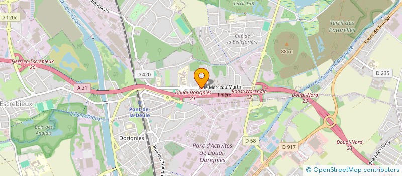 localisation de l'entreprise PHLEBO59  FLERS-EN-ESCREBIEUX