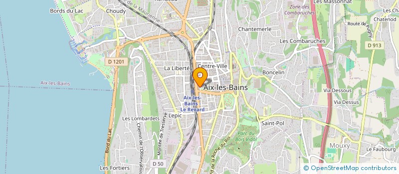 localisation de l'entreprise PHLM  AIX-LES-BAINS