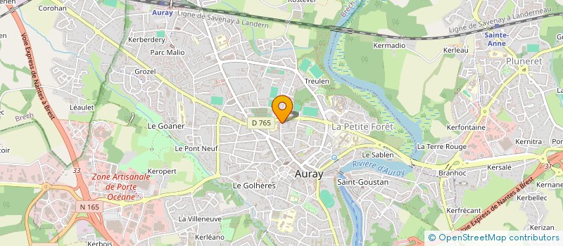 localisation de l'entreprise PHLOEM INNOVATION  AURAY