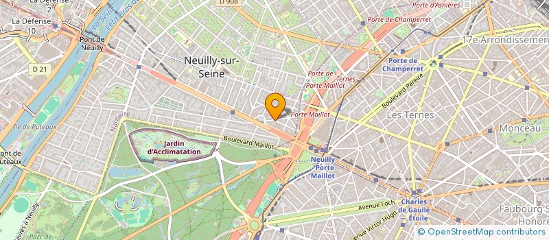 localisation de l'entreprise PHM à NEUILLY-SUR-SEINE