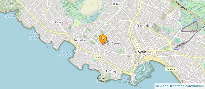 localisation de l'entreprise PHM  ROYAN