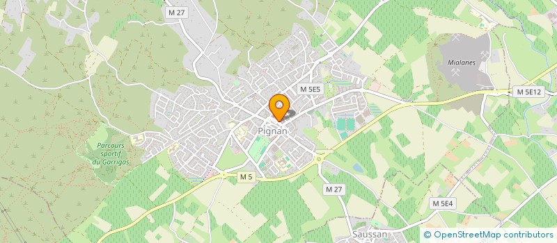 localisation de l'entreprise PHM D'ESTAVAYER CONSEIL  PIGNAN