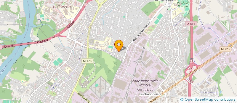 localisation de l'entreprise PHM GROUPE à CARQUEFOU