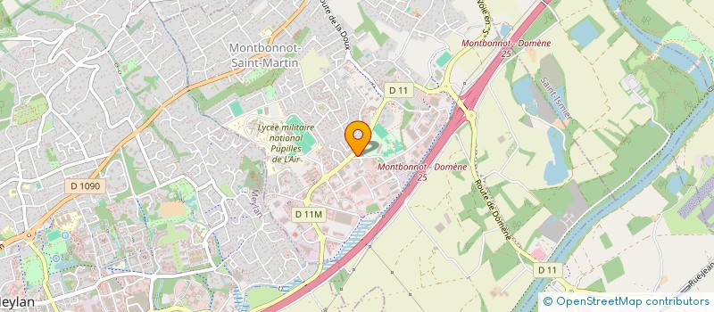 localisation de l'entreprise PHM HOLDING  MONTBONNOT-SAINT-MARTIN