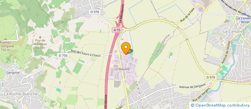 localisation de l'entreprise PHM LA ROCHE BLANCHE  LA ROCHE-BLANCHE