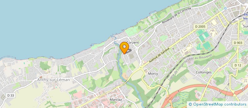 localisation de l'entreprise PHM ONE à THONON-LES-BAINS