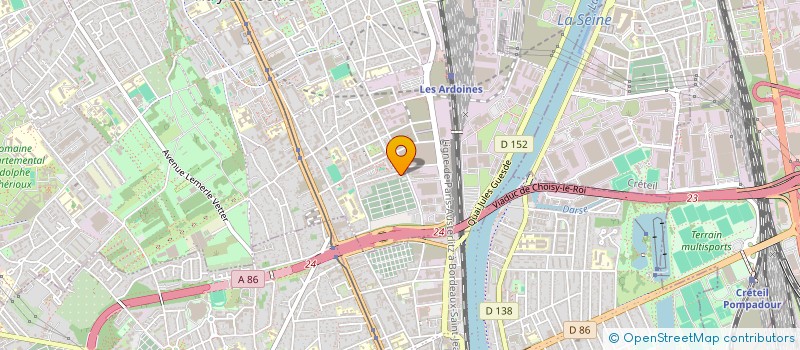 localisation de l'entreprise PHMSERVICES  VITRY-SUR-SEINE