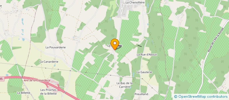 localisation de l'entreprise PHN TRAVERTIN  ANGE