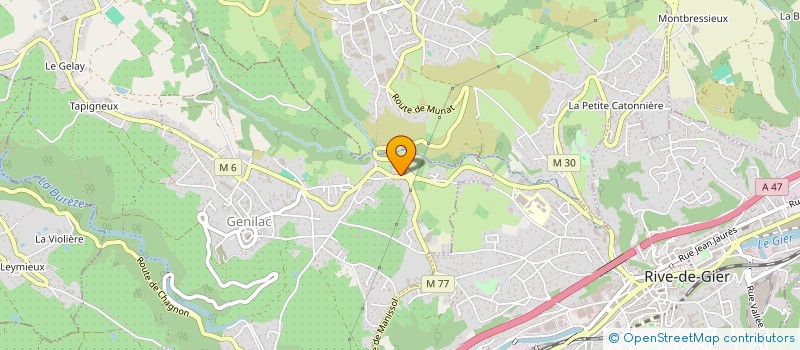 localisation de l'entreprise PHNIX  GENILAC