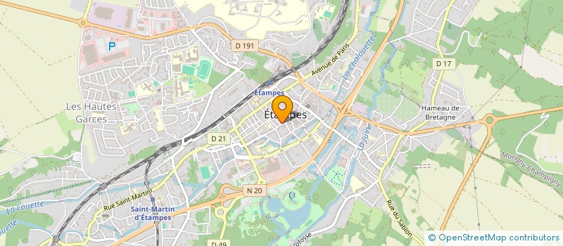 localisation de l'entreprise PHO HA à ETAMPES