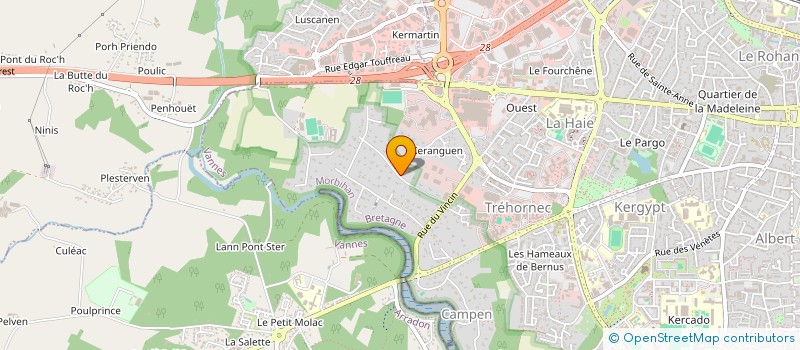 localisation de l'entreprise PHOBE à VANNES