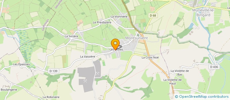 localisation de l'entreprise PHOBIE SCOLAIRE NORMANDIE à COUTANCES