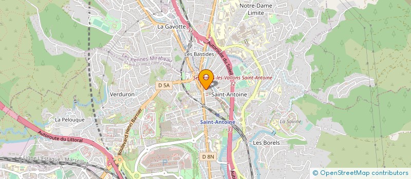 localisation de l'entreprise PHOCEA ENTREPRISES à MARSEILLE