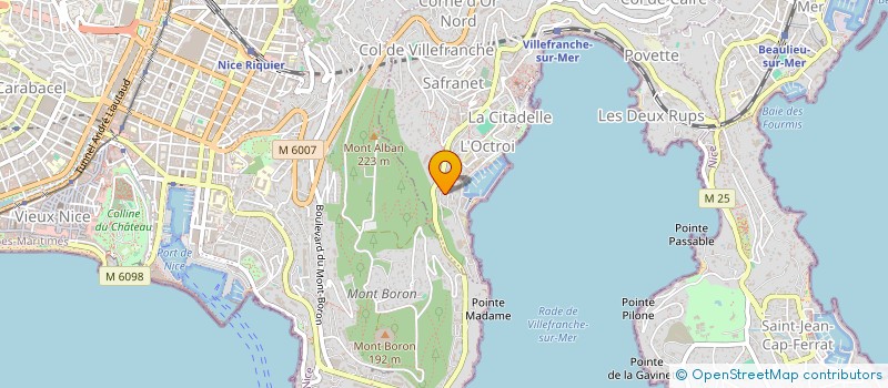 localisation de l'entreprise PHOCEA INVESTISSEMENTS à VILLEFRANCHE SUR MER