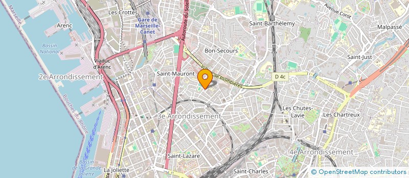 localisation de l'entreprise PHOCEA MEDITERRANEE à MARSEILLE