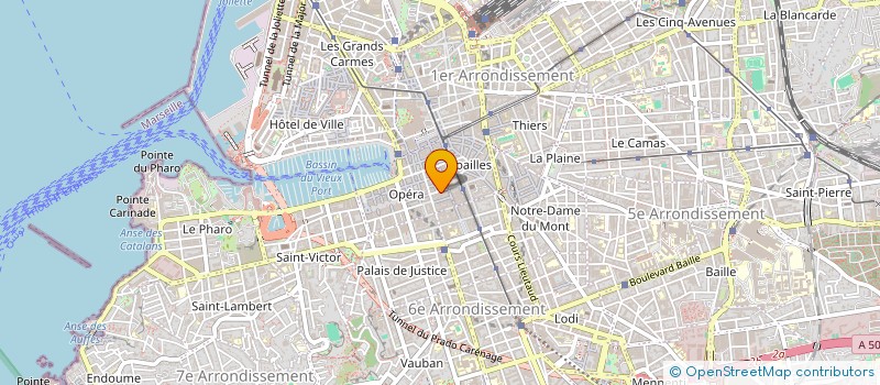localisation de l'entreprise PHOCEA MOD à MARSEILLE