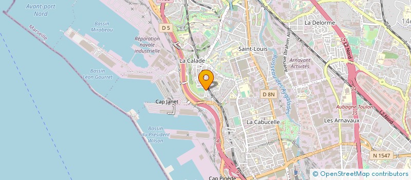 localisation de l'entreprise PHOCEA OVERSEAS à MARSEILLE