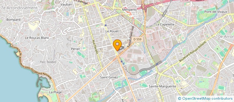 localisation de l'entreprise PHOCEA SUD INVEST à MARSEILLE