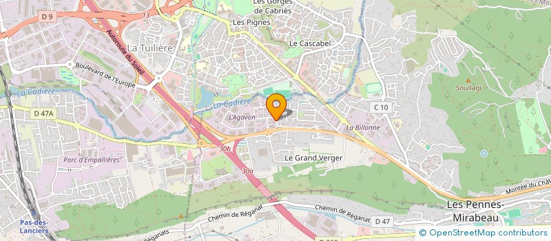 localisation de l'entreprise PHOCEALYS à LES PENNES-MIRABEAU