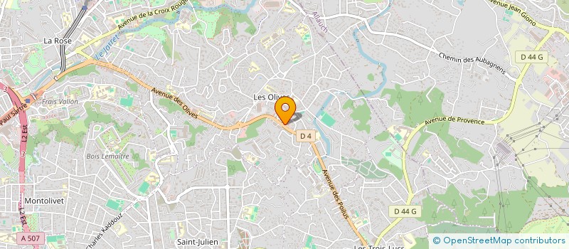 localisation de l'entreprise PHOCEANNE SUD TP à MARSEILLE