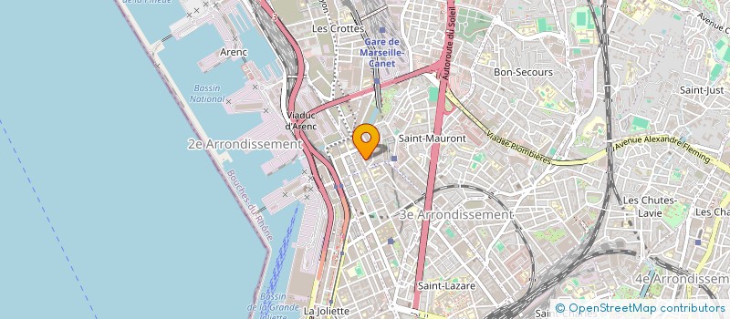 localisation de l'entreprise PHOCEENNE CONSEIL à MARSEILLE