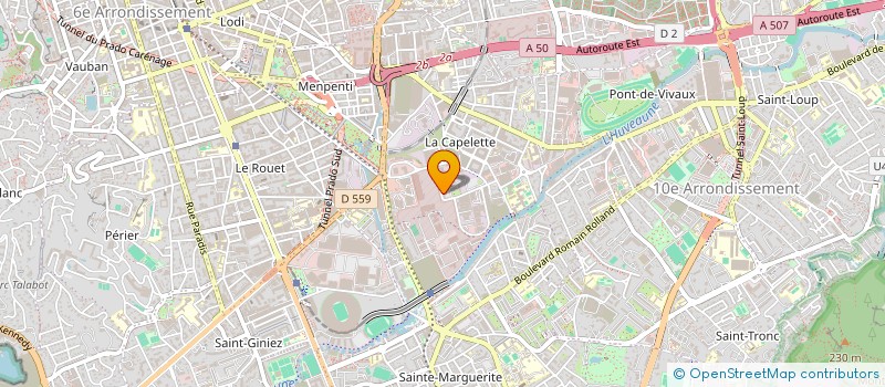 localisation de l'entreprise PHOCEENNE DE PORTES ET FENETRES à MARSEILLE