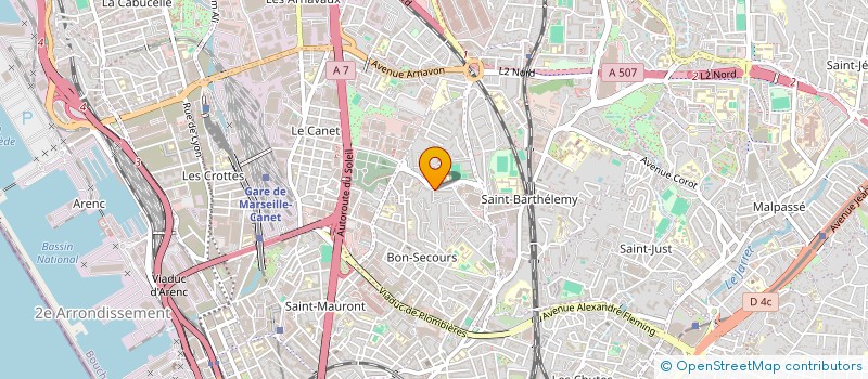 localisation de l'entreprise PHOCEENNE DE PROPRETE à MARSEILLE
